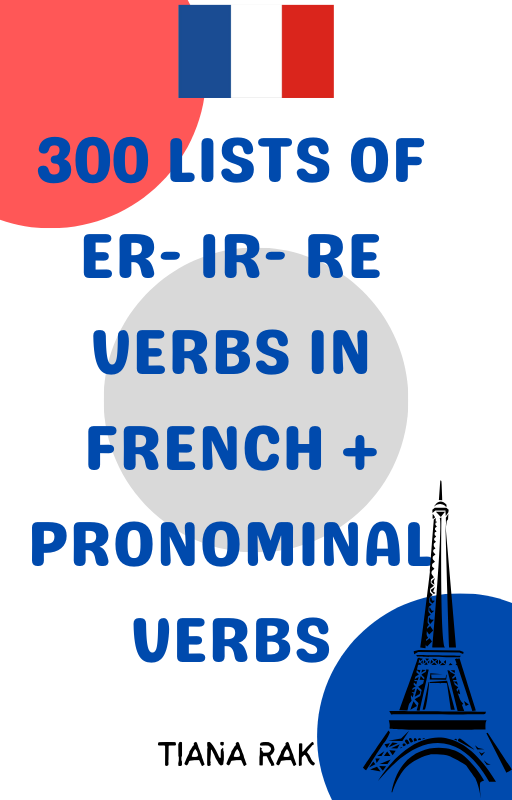 Lists of er ir re verbs in French